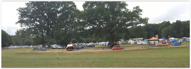 camping bij de renbaan
